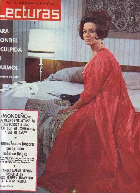 LECTURAS magazine side cover 10 December 1965