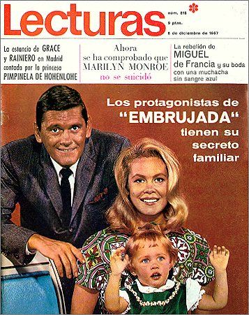 LECTURAS magazine side cover 8 December 1967