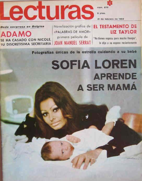 LECTURAS magazine side cover Issue 879 21 February 1969