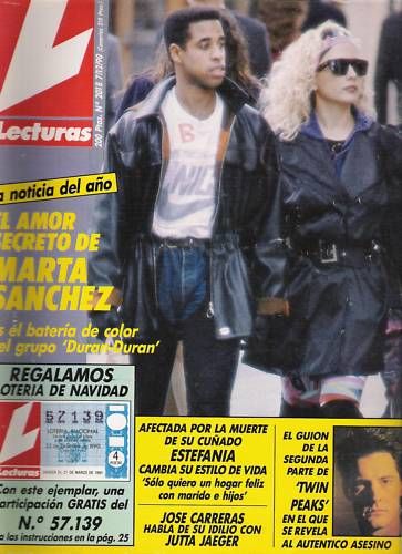 LECTURAS magazine side cover Issue 2018 7 December 1990
