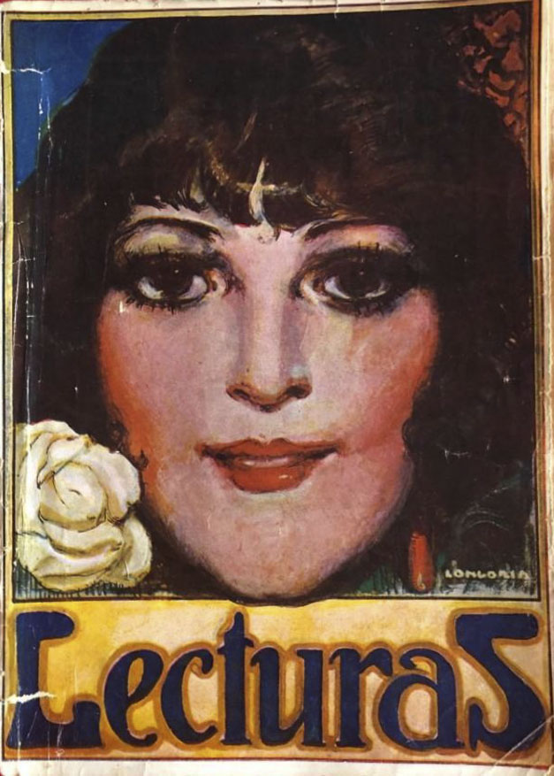 LECTURAS magazine side cover Issue 24  May 1923