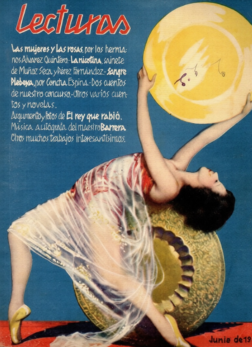 LECTURAS magazine side cover Issue 109  June 1930