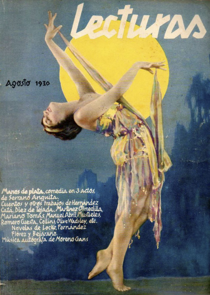 LECTURAS magazine side cover Issue 111  August 1930