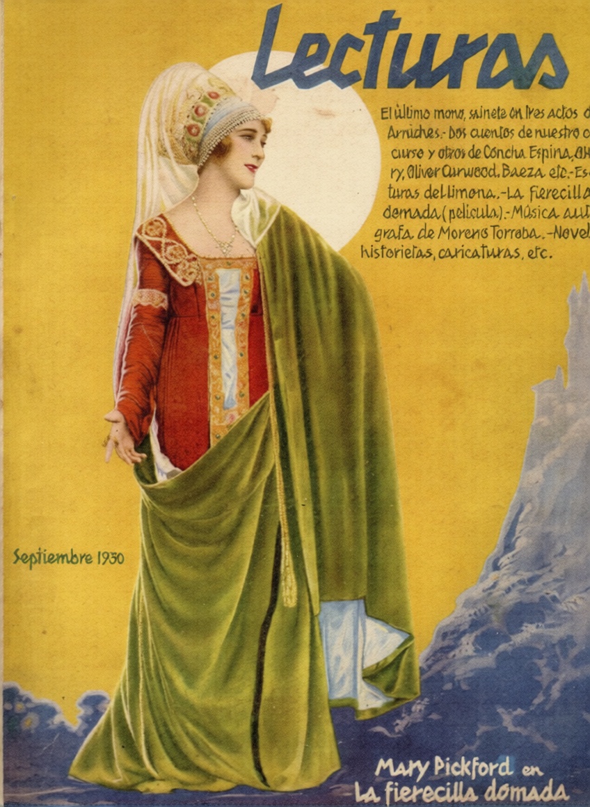 LECTURAS magazine side cover Issue 112  September 1930