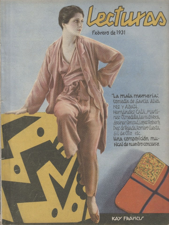 LECTURAS magazine side cover Issue 117  February 1931
