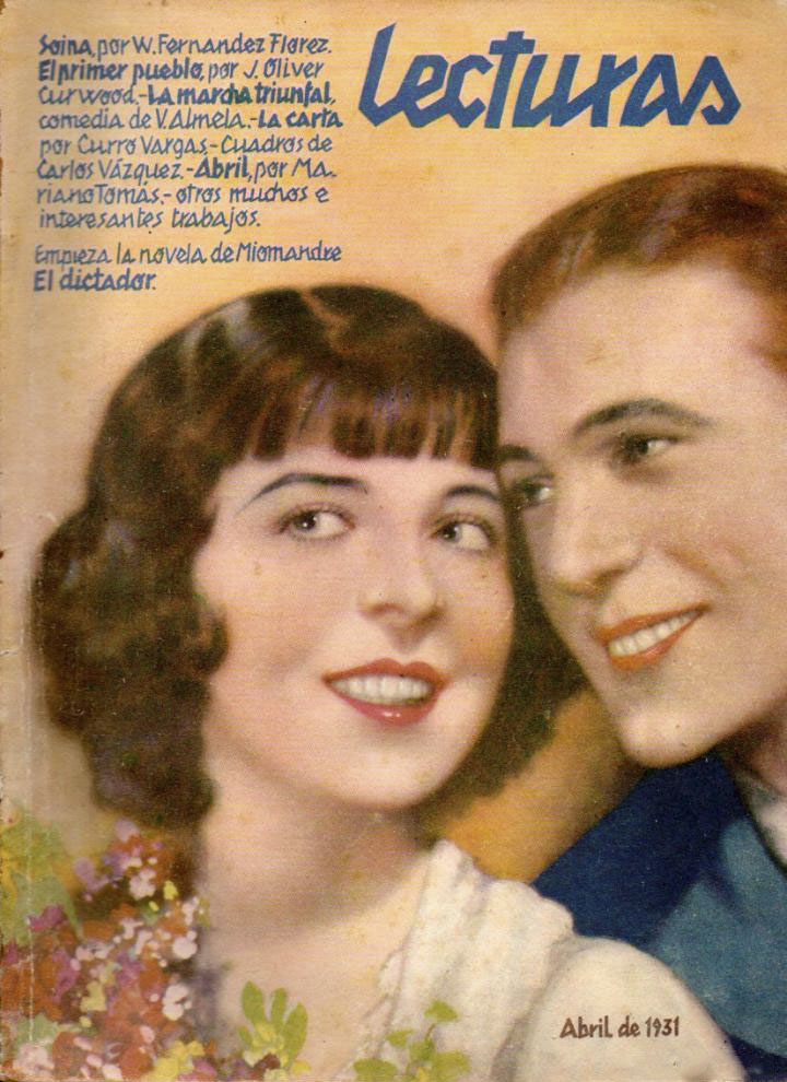 LECTURAS magazine side cover Issue 119  April 1931