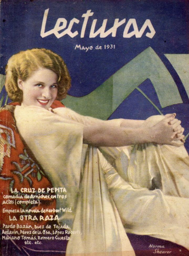 LECTURAS magazine side cover Issue 120  May 1931