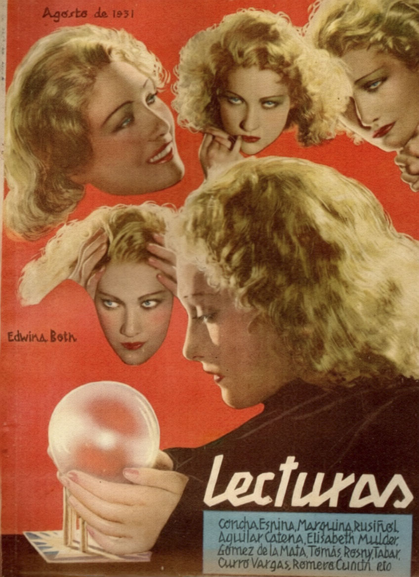 LECTURAS magazine side cover Issue 123  August 1931