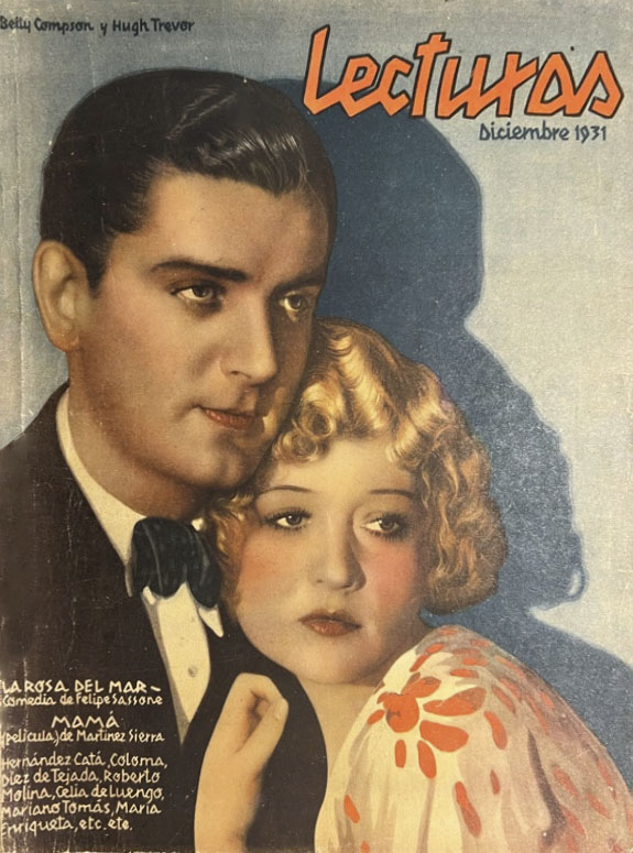 LECTURAS magazine side cover Issue 127  December 1931