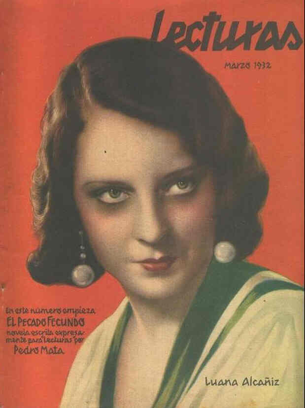 LECTURAS magazine side cover Issue 130  March 1932