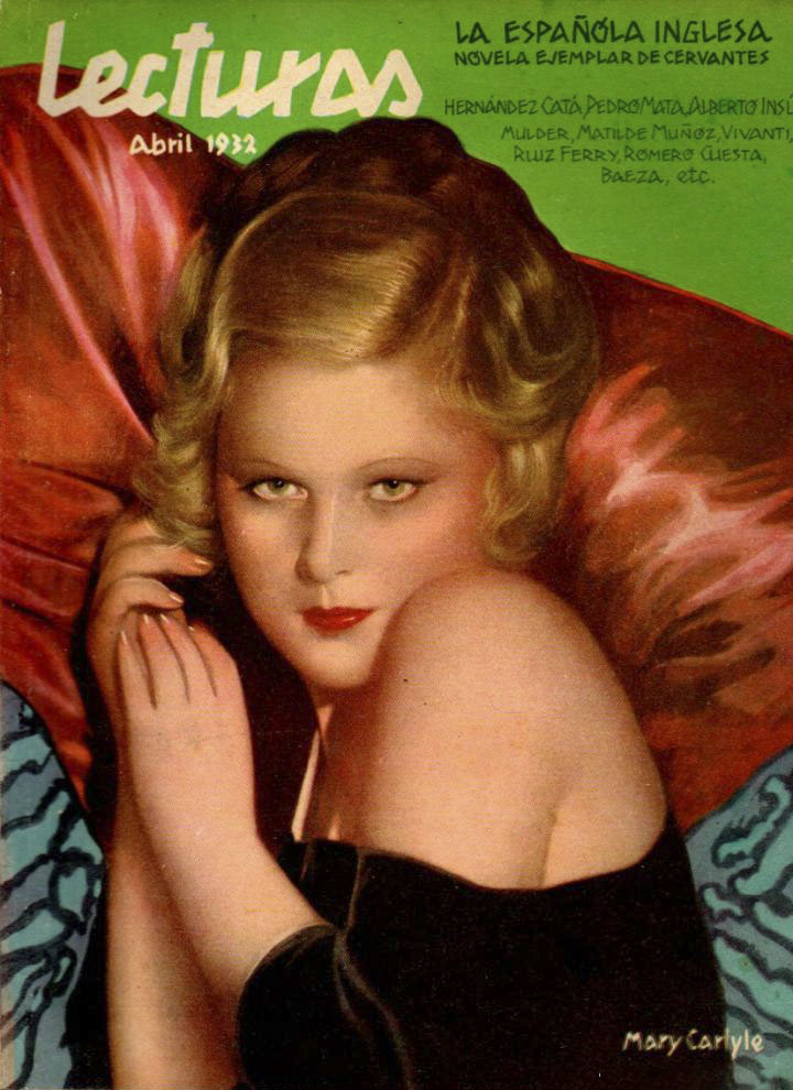 LECTURAS magazine side cover Issue 131  April 1932