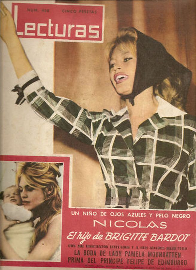 LECTURAS magazine side cover Issue 468 1 February 1960