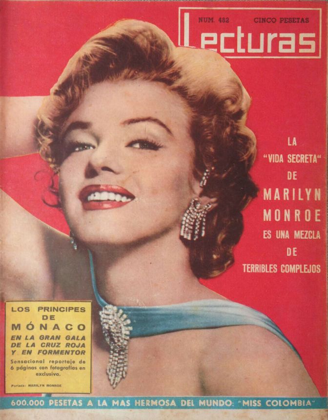 LECTURAS magazine side cover Issue 482  September 1960