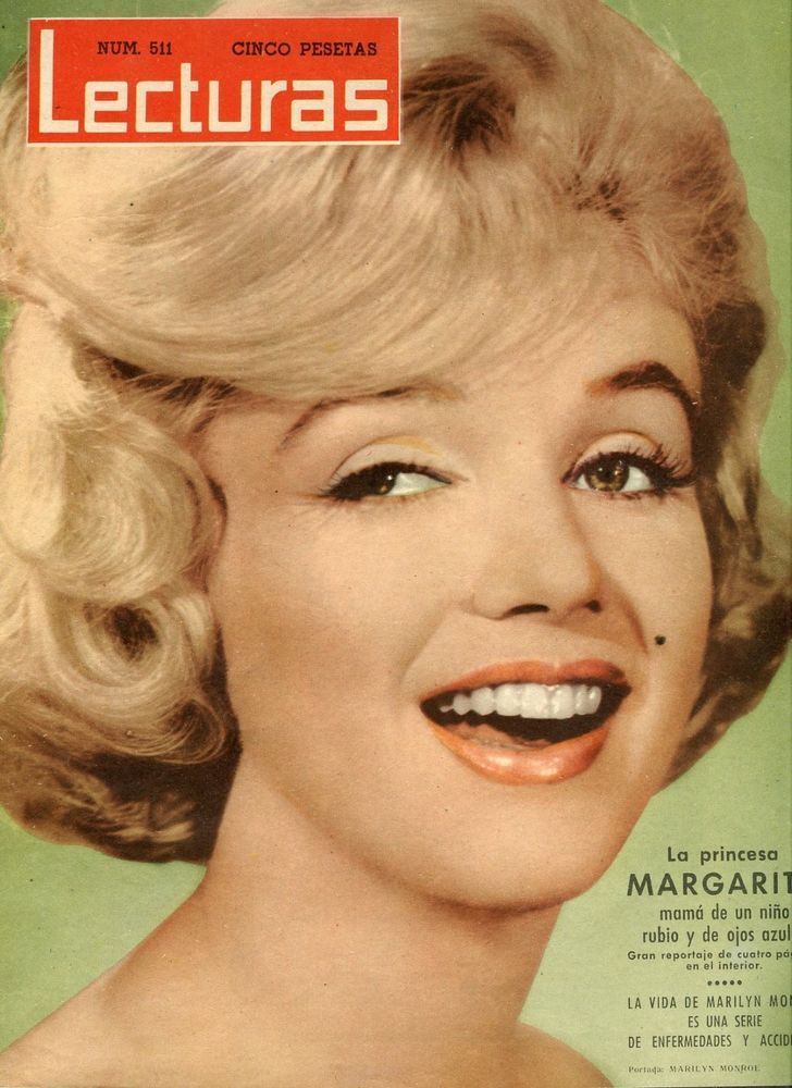 LECTURAS magazine side cover Issue 511  1961