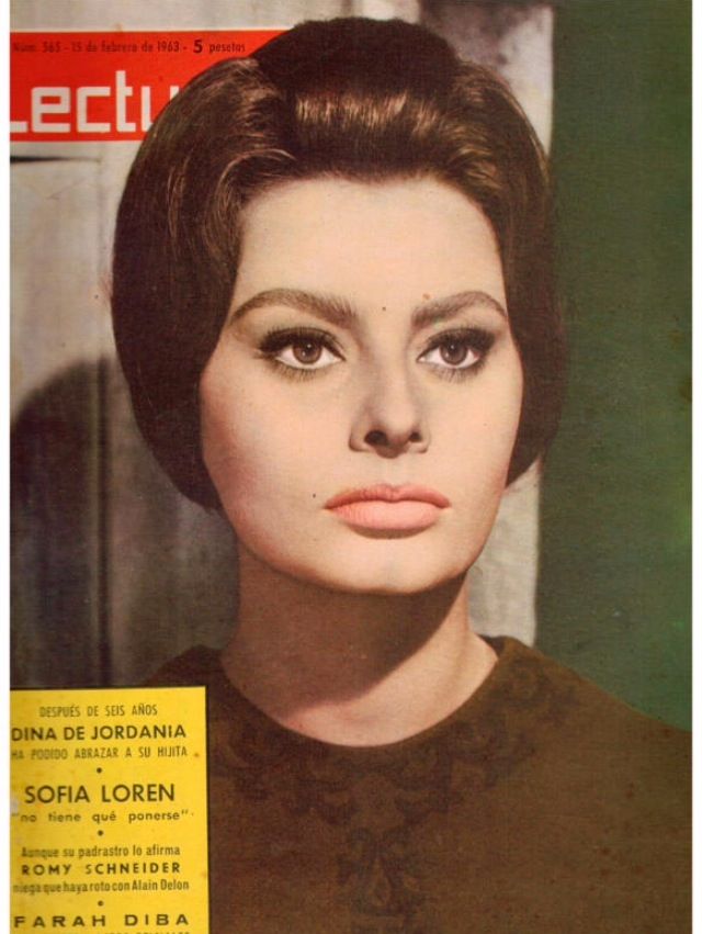 LECTURAS magazine side cover Issue 565 25 February 1963