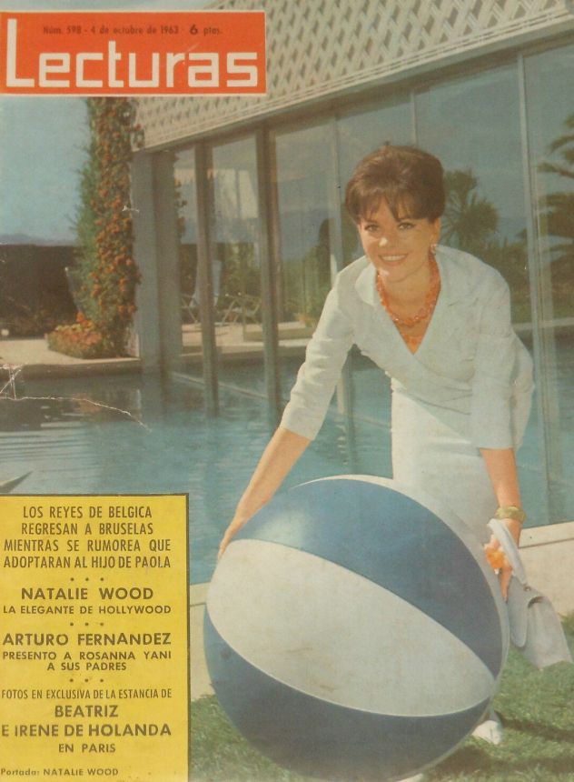 LECTURAS magazine side cover Issue 598 4 October 1963