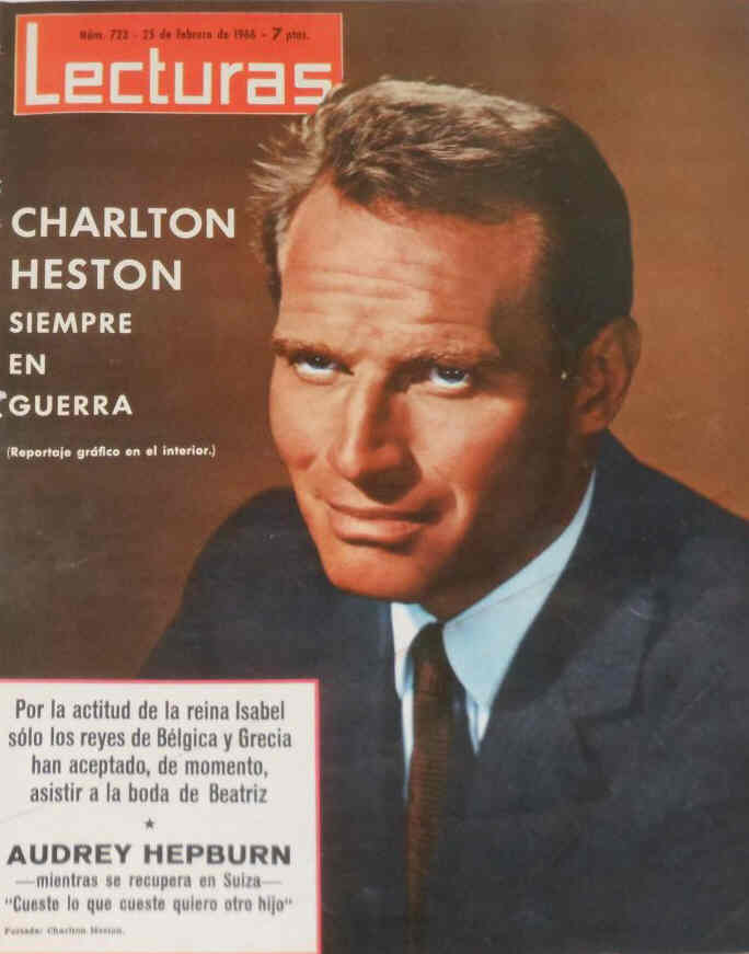 LECTURAS magazine side cover Issue 723 25 February 1966