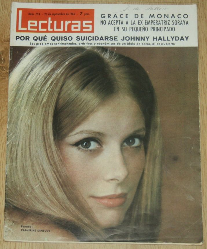LECTURAS magazine side cover Issue 753 23 September 1966
