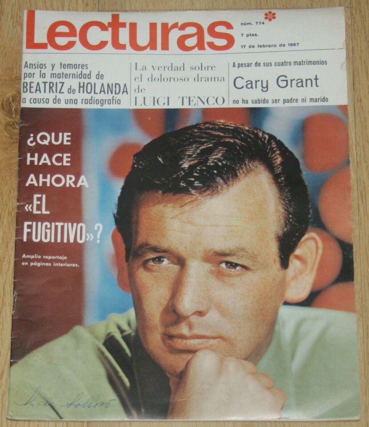 LECTURAS magazine side cover Issue 774 17 February 1967