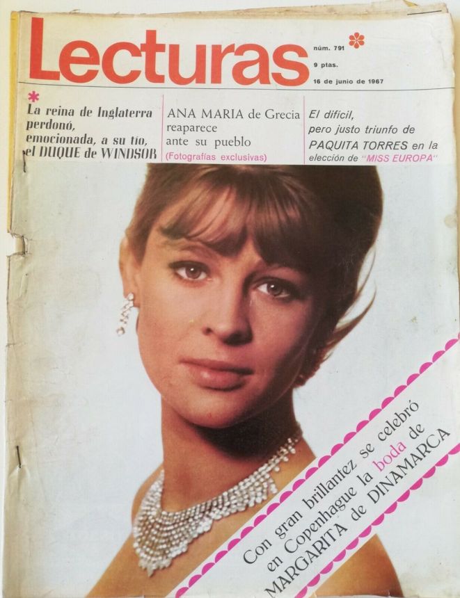 LECTURAS magazine side cover Issue 791 17 June 1967