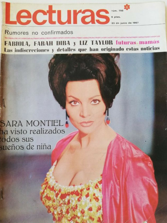 LECTURAS magazine side cover Issue 792 23 June 1967