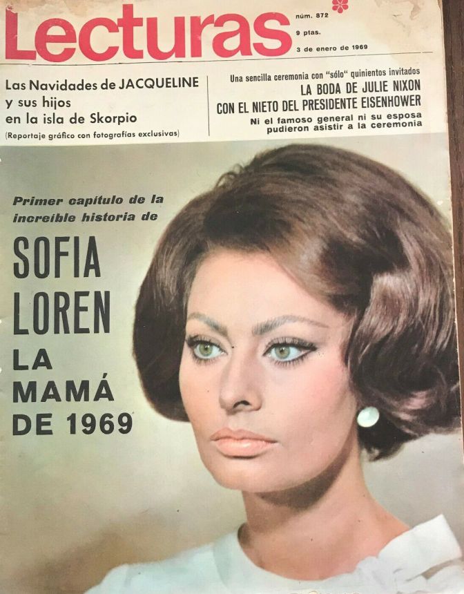 LECTURAS magazine side cover Issue 872 3 January 1969