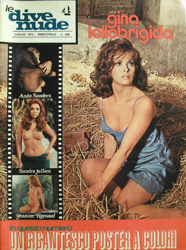 DIVE NUDE | LE magazine side cover Issue 4 July 1972
