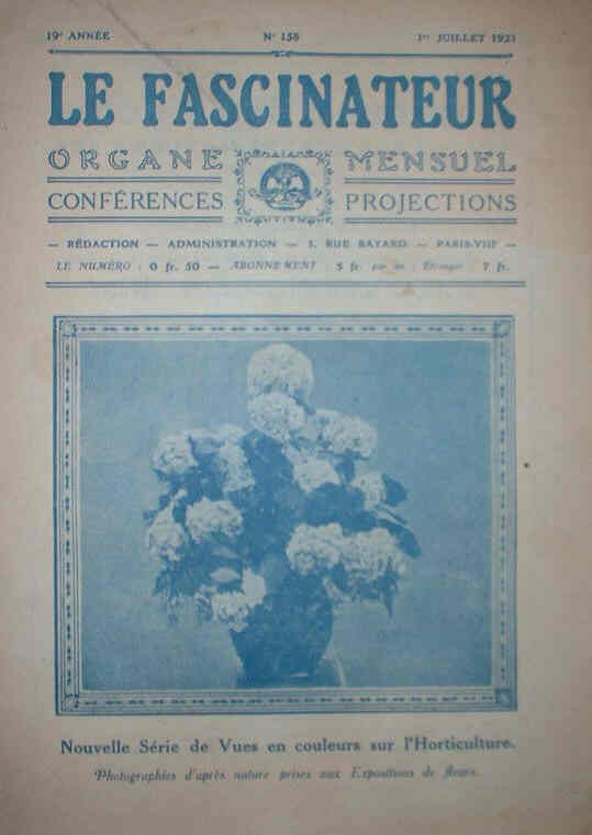 FASCINATEUR | LE magazine side cover Issue 158 1 July 1927