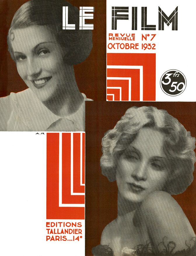 FILM | LE (30s Fr) magazine side cover Issue 7 October 1932