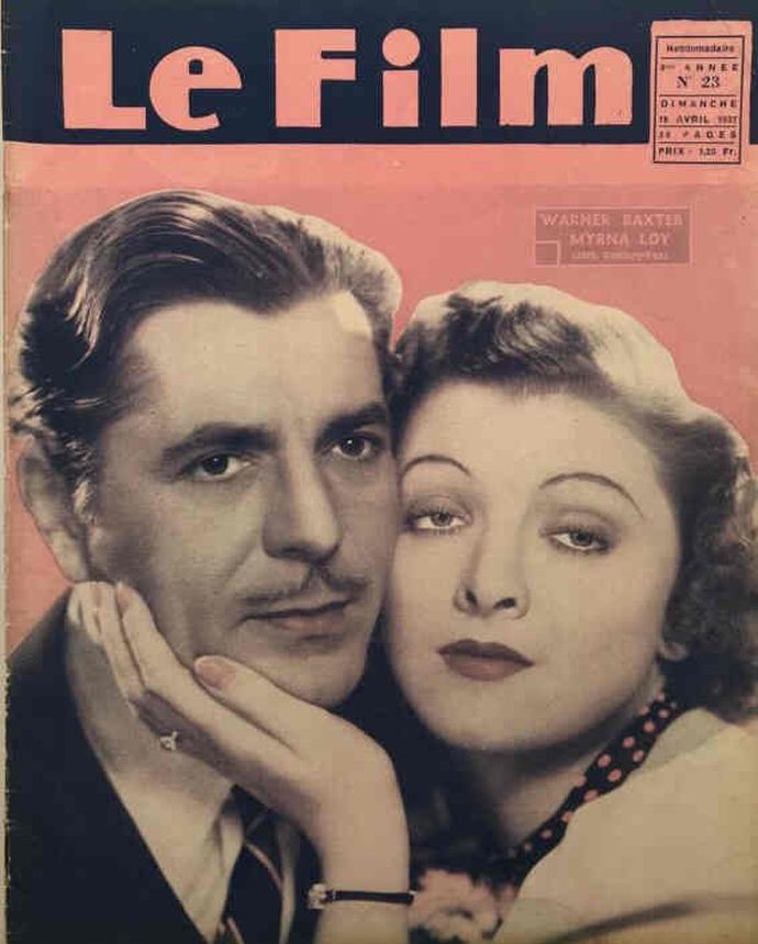 FILM | LE (Be) magazine side cover Issue 23 18 April 1937