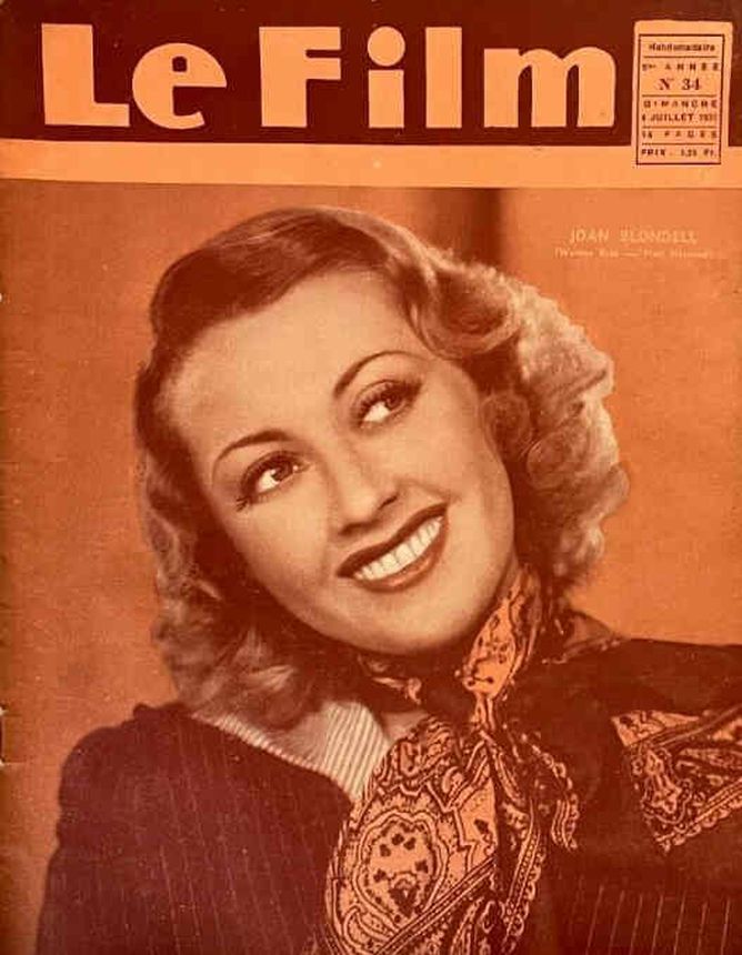 FILM | LE (Be) magazine side cover Issue 34 4 July 1937