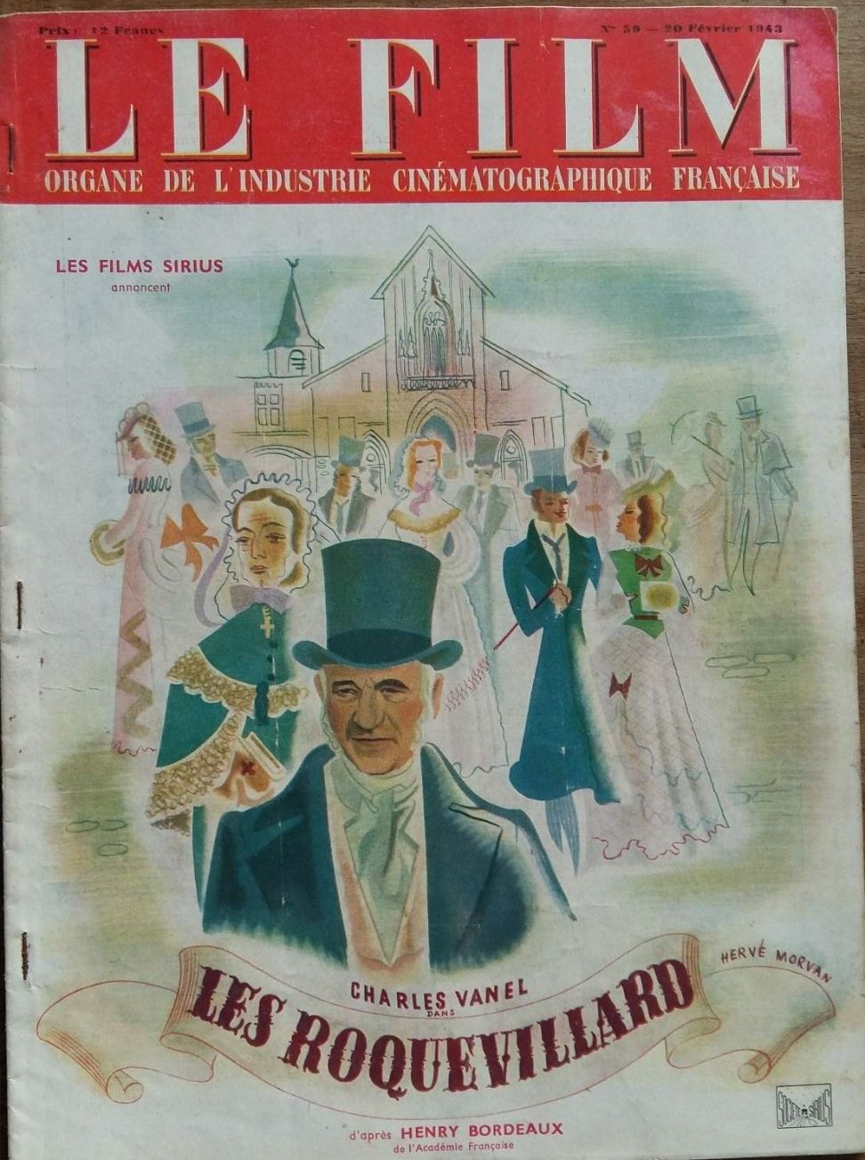 FILM | LE (40s) magazine side cover Issue 59 20 February 1943