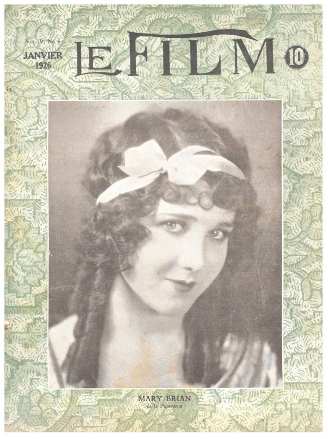 FILM | LE (20s-60s Ca) magazine side cover  January 1926