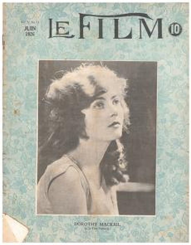 FILM | LE (20s-60s Ca) magazine side cover  June 1926