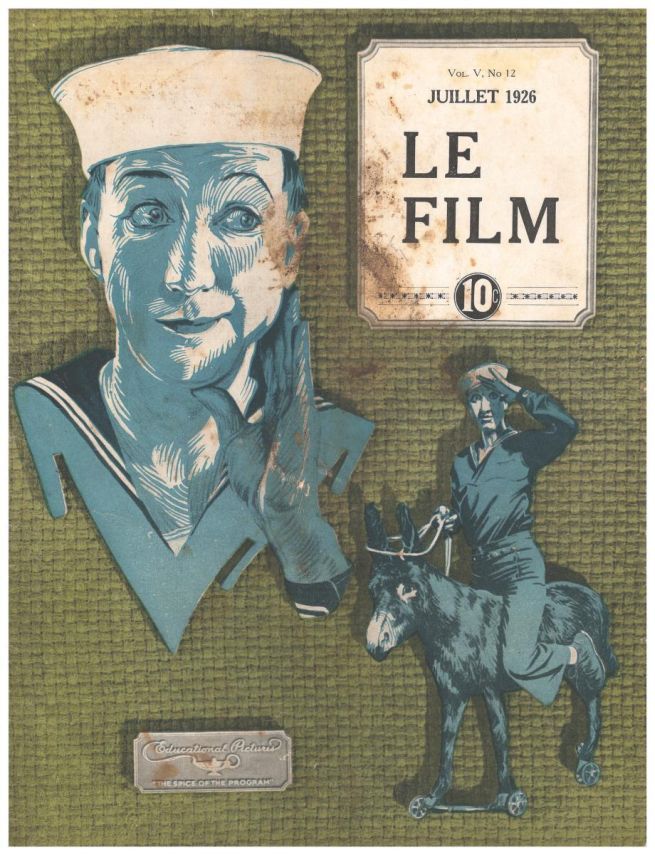 FILM | LE (20s-60s Ca) magazine side cover  July 1926