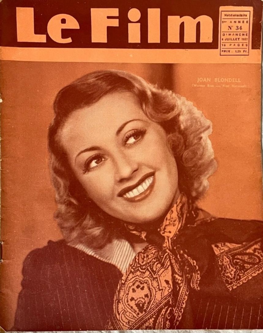 FILM | LE (20s-60s Ca) magazine side cover Issue 34 4 July 1937