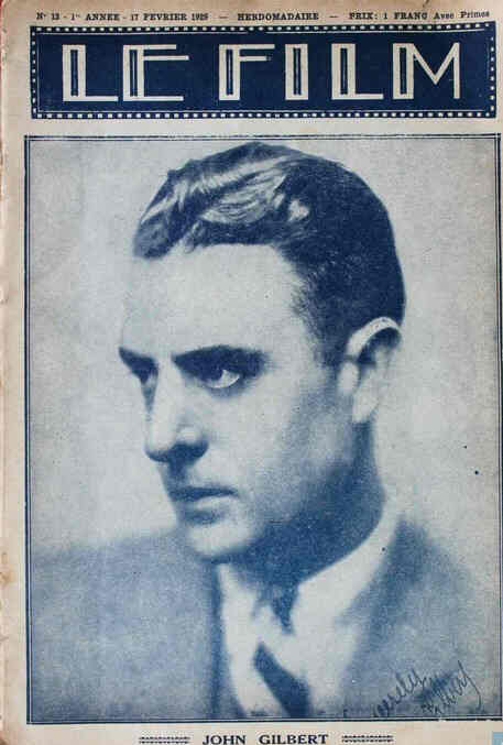 FILM | LE (Be) magazine side cover Issue 13 17 February 1929