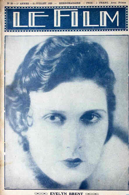 FILM | LE (Be) magazine side cover Issue 35 21 July 1929