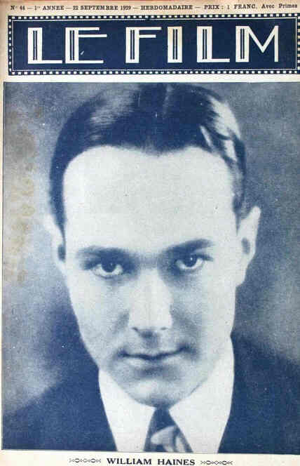 FILM | LE (Be) magazine side cover Issue 44 22 September 1929