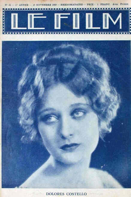 FILM | LE (Be) magazine side cover Issue 51 10 November 1929