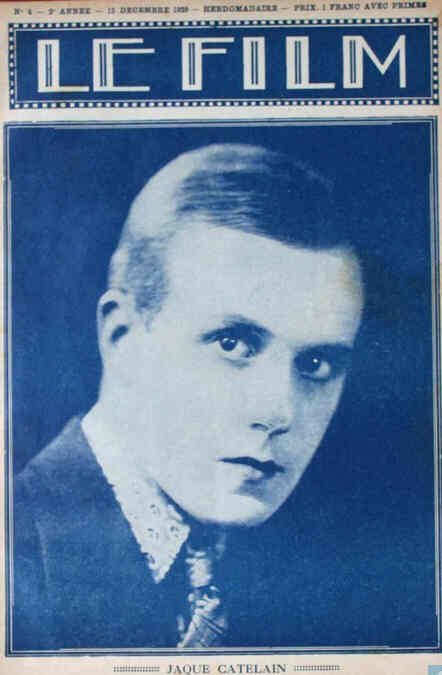 FILM | LE (Be) magazine side cover Issue 4 15 December 1929