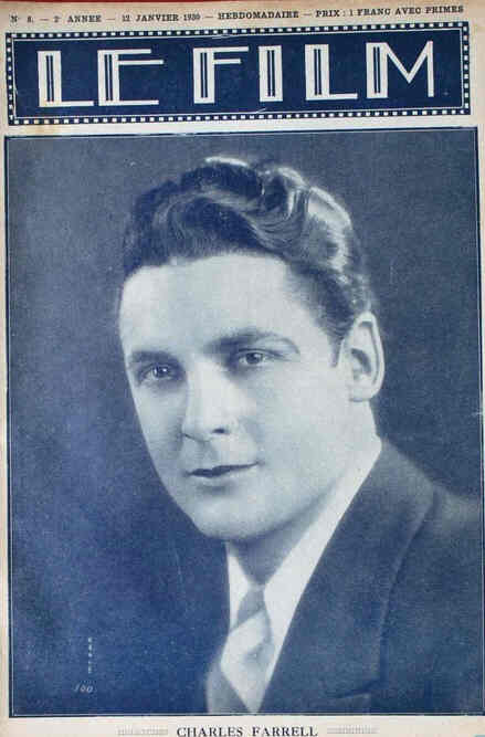 FILM | LE (Be) magazine side cover Issue 8 12 January 1930
