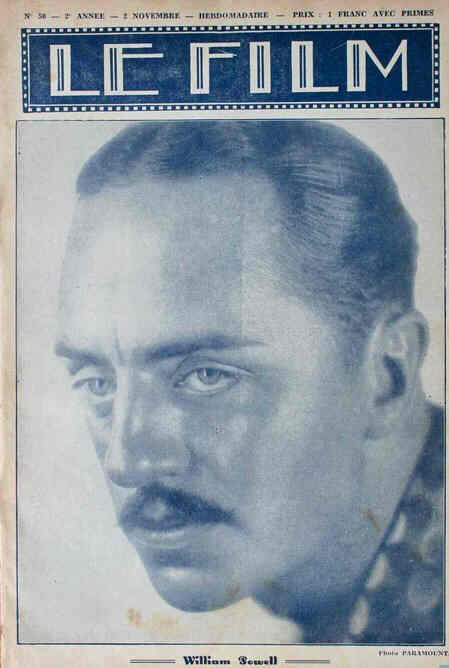 FILM | LE (Be) magazine side cover Issue 50 2 November 1930