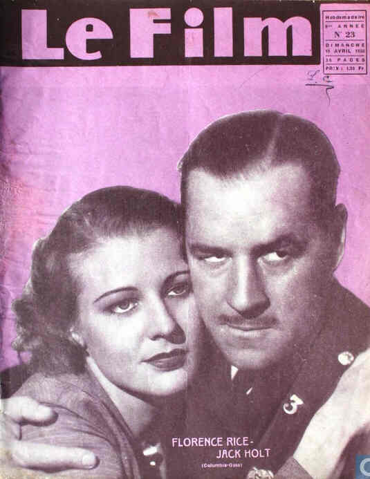 FILM | LE (Be) magazine side cover Issue 23 19 April 1936