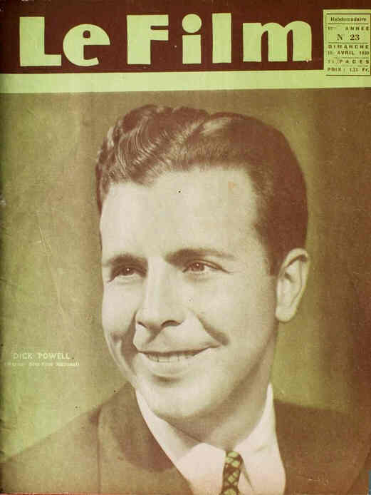 FILM | LE (Be) magazine side cover Issue 23 16 April 1939