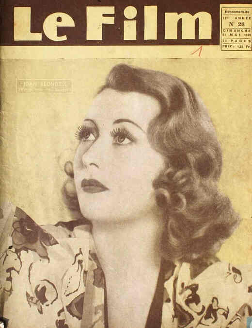 FILM | LE (Be) magazine side cover Issue 28 21 May 1939