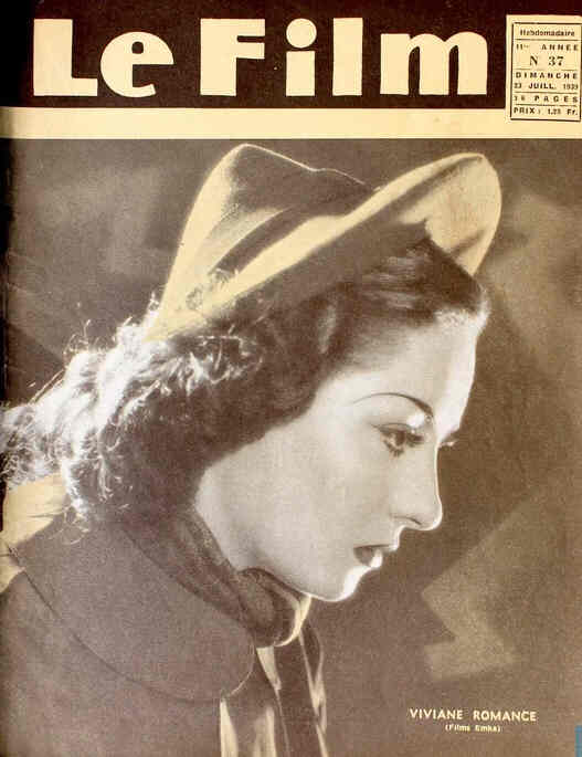 FILM | LE (Be) magazine side cover Issue 37 23 July 1939