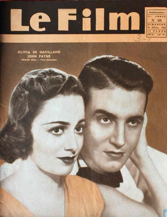 FILM | LE (Be) magazine side cover Issue 38 30 July 1939
