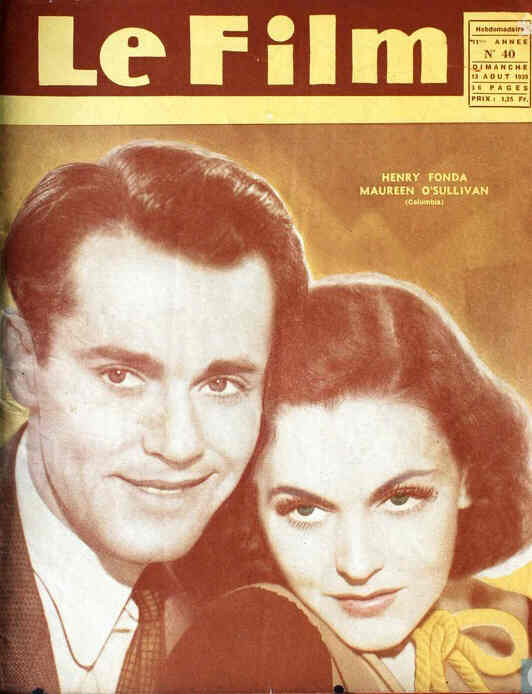 FILM | LE (Be) magazine side cover Issue 40 13 August 1939