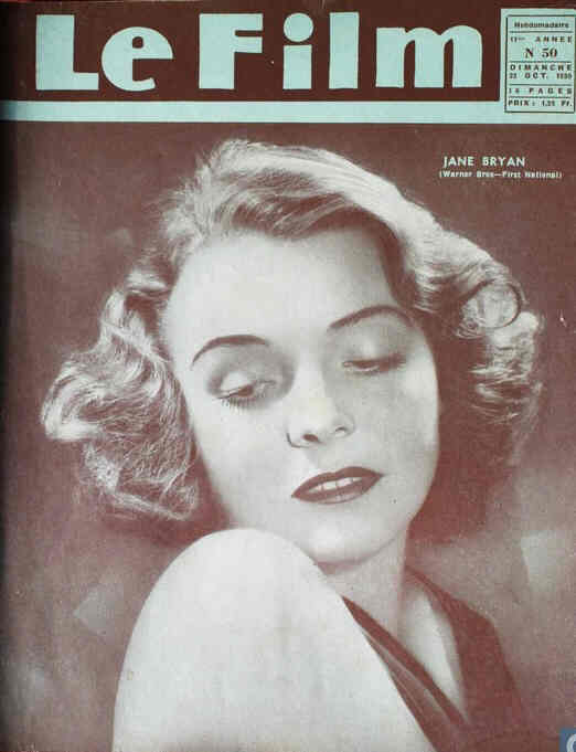 FILM | LE (Be) magazine side cover Issue 50 22 October 1939